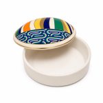 Porselen Kapaklı Kutu 13 x 6,5 cm - Görsel 4