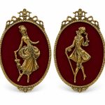 Bronz Romeo ve Juliet Duvar Süsü