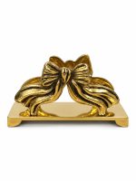Bronz Kurdele Detaylı Peçetelik 7 x 13 cm - Görsel 3
