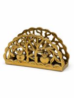Bronz Elma Detaylı Peçetelik - Görsel 2