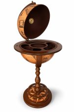 Vintage Dekoratif Dünya Küresi Şaraplık 115 × 50 cm - Görsel 2
