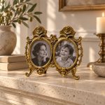 ÇİFTLİ OVAL FOTOĞRAF ÇERÇEVESİ