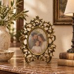 Bronz Oval Fotoğraf Çerçevesi