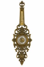 Bronz Duvar Saati 83 x 24 cm - Görsel 3