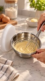 Schüssel Kapaklı Çelik Karıştırma Kabı 16 cm - Görsel 2