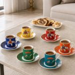 Easy Life Marajah 6'lı Porselen Kahve Fincan Seti 100 ml - Görsel 4