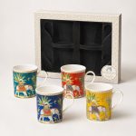 Marajah 4'lü Fine China Porselen Kulplu Kupa Seti 300 ml - Görsel 3