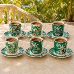 Easy Life Exotic Heaven 6'lı Porselen Kahve Fincan Seti - 100 ml - Görsel 2