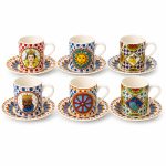 Easy Life Sicily 6'lı Porselen Kahve Fincan Seti 100 ml - Görsel 4
