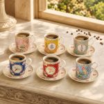Easy Life Jardins D'orient 6'lı Porselen Kahve Fincan Seti 100 ml - Görsel 3