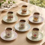Easy Life Spring Bloom 6'lı Porselen Kahve Fincan Seti - 100 ml - Görsel 2