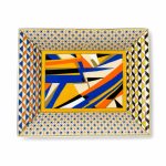 Porselen Dekoratif Tabak 19,5 x 15,5 cm - Görsel 4