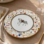 Porselen Pasta Tabağı Cheval / Yuvarlak