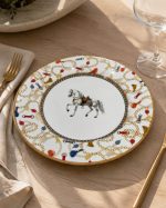 Porselen Pasta Tabağı Cheval / Yuvarlak