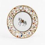 Porselen Pasta Tabağı Cheval / Yuvarlak - Görsel 2