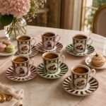 Easy Life Sweet Moments 6'lı Porselen Kahve Fincan Seti 100 ml - Görsel 3