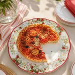 Jardin Des Fraises Porselen Servis Tabağı 28 cm