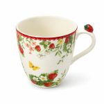Jardin Des Fraises Porselen Kupa 350 ml - Görsel 4