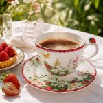 Easy Life Jardin Des Fraises Porselen Kahve Fincan Seti 240 ml