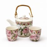 Chant Des Roses Porselen Çaydanlık ve 2'li Fincan Seti 600 ml - Görsel 4