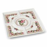 Chant Des Roses Porselen Sunumluk 25 x 25 cm