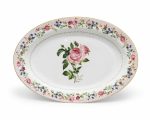 Chant Des Roses Porselen Oval Sunumluk 35 x 23,5 cm - Görsel 4