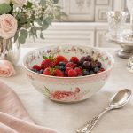 EASY LIFE Chant Des Roses Porselen Servis Kasesi - 23 cm - Görsel 2