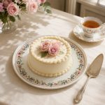 Chant Des Roses Porselen Kek Sunumluğu 32 cm - Görsel 4