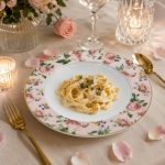Chant Des Roses Porselen Yemek Tabağı 21,5 cm