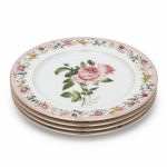 Chant Des Roses 4'lü Porselen Pasta Tabağı 19 cm - Görsel 4