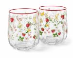 Jardin Des Fraises 2'li Cam Bardak Seti 500 ml - Görsel 2