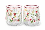 Jardin Des Fraises 2'li Cam Bardak Seti 500 ml - Görsel 3