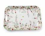 Jardin Des Fraises Melamin Kulplu Tepsi 47 x 33 cm - Görsel 3