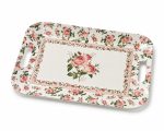 Chant Des Roses Melamin Kulplu Tepsi 47 x 33 cm - Görsel 2
