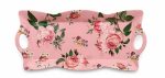 Chant Des Roses Melamin Kulplu Tepsi 42 x 20 cm - Görsel 3