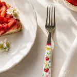 EASY LIFE Jardin Des Fraises Porselen Saplı Yemek Çatalı