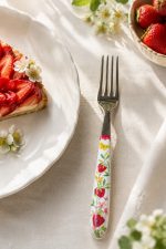 EASY LIFE Jardin Des Fraises Porselen Saplı Yemek Çatalı
