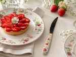 EASY LIFE Jardin Des Fraises Porselen Saplı Yemek Bıçağı - Görsel 2