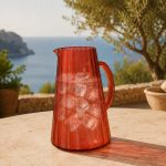 Akrilik Sürahi 2,5 L - Kırmızı - Görsel 3