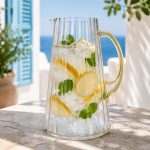 Akrilik Sürahi 2,5 L - Şeffaf Gold - Görsel 4