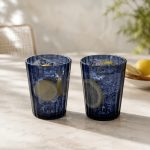 2'li Akrilik Bardak Seti 370 ml - Mavi - Görsel 2