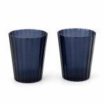 2'li Akrilik Bardak Seti 370 ml - Mavi - Görsel 4