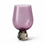 WD761G Cam Kokteyl Bardağı - Mor Gri 490 ml