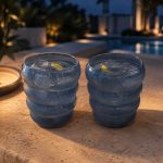 Samarcanda 2'li Mavi Su Bardağı 360 ml (her bir bardak) - Görsel 2