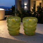 Samarcanda 2'li Yeşil Su Bardağı 360 ml (her bir bardak) - Görsel 4