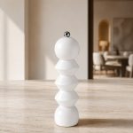 Samarcanda Ahşap Tuz Karabiber Değirmeni Beyaz 5,5 x 20 cm - Görsel 4