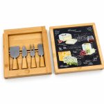 World Of Cheese Peynir Servis Tepsisi - 4 Bıçaklı - 25,5 x 25,5 cm - Görsel 2