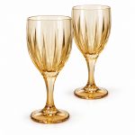Modern Classic 2'li Cam Şarap Kadehi Seti - 320 ml - Görsel 2