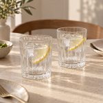 Modern Classic 2'li Cam Su Bardağı Seti - 350 ml - Görsel 3