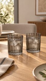 Modern Classic 2'Li Cam Su Bardağı Seti - 350 ml - Görsel 3